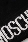 Вовняна шапка Moschino колір чорний