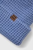 Шапка Billabong з товстого трикотажу колір блакитний Шапка Billabong з товстого трикотажу колір блакитний