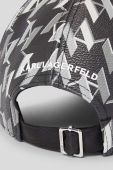 Кепка Karl Lagerfeld колір чорний візерунок (3369324)