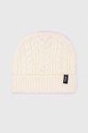 Шапка з домішкою вовни Bomboogie колір бежевий (3550183) Шапка з домішкою вовни Bomboogie колір бежевий (3550183)