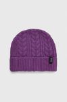 Шапка з домішкою вовни Bomboogie колір фіолетовий Шапка з домішкою вовни Bomboogie колір фіолетовий