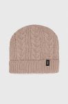 Шапка з домішкою вовни Bomboogie колір бежевий (3550184) Шапка з домішкою вовни Bomboogie колір бежевий (3550184)