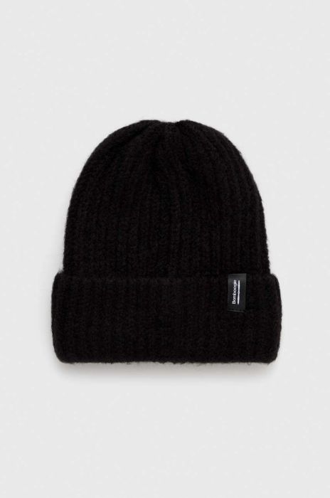 Шапка Bomboogie колір чорний з товстого трикотажу (3574458)