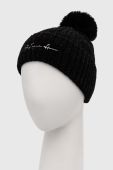 Шапка EA7 Emporio Armani колір чорний з товстого трикотажу (3445767)