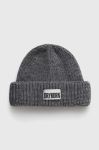 Вовняна шапка Drykorn колір сірий вовна Вовняна шапка Drykorn колір сірий вовна