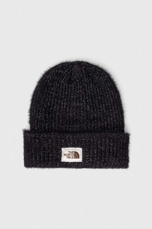Шапка The North Face колір чорний з товстого трикотажу (3485666)