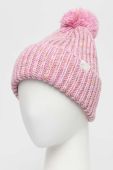 Шапка The North Face колір рожевий з товстого трикотажу (3601792)