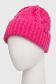 Шапка The North Face колір рожевий з товстого трикотажу (3597563)