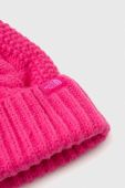 Шапка The North Face колір рожевий з товстого трикотажу (3597563)