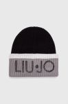 Шапка Liu Jo колір чорний (3496645) Шапка Liu Jo колір чорний (3496645)