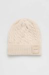 Шапка Liu Jo колір бежевий з тонкого трикотажу (3496652) Шапка Liu Jo колір бежевий з тонкого трикотажу (3496652)