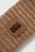 Пов'язка з домішкою вовни UGG колір коричневий