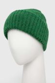 Шапка з домішкою вовни American Vintage колір зелений Шапка з домішкою вовни American Vintage колір зелений
