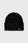 Шапка з домішкою вовни BOSS колір чорний (3653525) Шапка з домішкою вовни BOSS колір чорний (3653525)