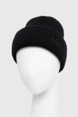 Шапка з домішкою вовни BOSS колір чорний з товстого трикотажу (3481355)
