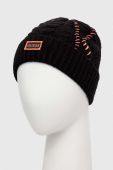 Шапка Guess колір чорний з тонкого трикотажу (3519814) Шапка Guess колір чорний з тонкого трикотажу (3519814)