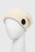 Вовняна шапка MMC STUDIO колір бежевий з товстого трикотажу вовна (3511647) Вовняна шапка MMC STUDIO колір бежевий з товстого трикотажу вовна (3511647)