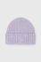 Шапка з домішкою вовни Superdry колір фіолетовий з товстого трикотажу