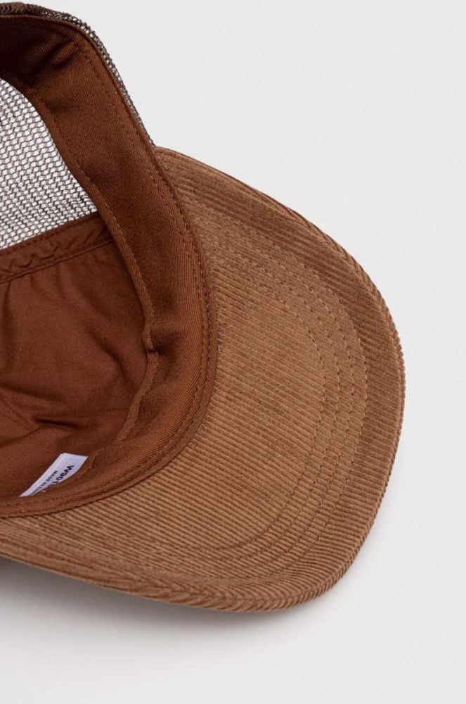 Кепка Superdry колір коричневий з аплікацією фото 4