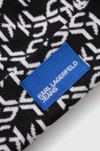 Шапка з домішкою кашеміру Karl Lagerfeld Jeans колір чорний