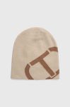 Шапка Twinset колір бежевий (3613713) Шапка Twinset колір бежевий (3613713)