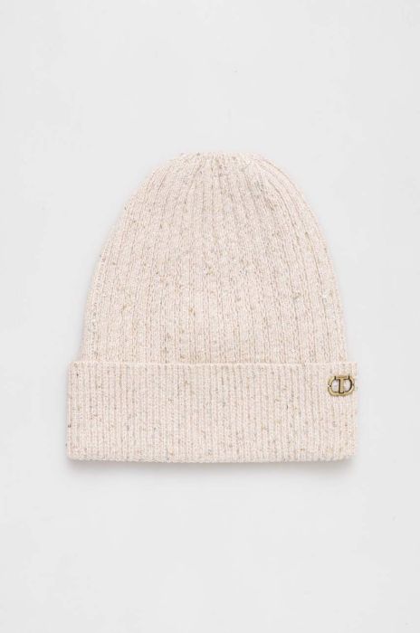 Шапка Twinset колір бежевий (3574462)