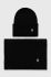 Шапка та шарф з домішкою вовни Tommy Hilfiger колір чорний