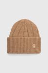 Шапка з домішкою вовни Tommy Hilfiger колір коричневий (3519825) Шапка з домішкою вовни Tommy Hilfiger колір коричневий (3519825)