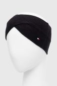 Пов'язка з домішкою кашеміру Tommy Hilfiger колір чорний