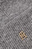 Шапка з домішкою вовни Tommy Hilfiger колір сірий (3605457)
