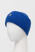 Шапка з домішкою вовни Tommy Hilfiger колір блакитний (3605456)