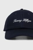 Бавовняна бейсболка Tommy Hilfiger колір синій з аплікацією (3434020)