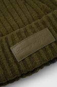 Шапка з домішкою вовни Tommy Hilfiger колір зелений з товстого трикотажу (3415148) Шапка з домішкою вовни Tommy Hilfiger колір зелений з товстого трикотажу (3415148)