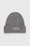 Шапка з домішкою вовни Tommy Hilfiger колір сірий з товстого трикотажу (3415149) Шапка з домішкою вовни Tommy Hilfiger колір сірий з товстого трикотажу (3415149)