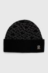 Шапка з домішкою вовни Tommy Hilfiger колір чорний (3415154) Шапка з домішкою вовни Tommy Hilfiger колір чорний (3415154)