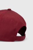 Кепка Tommy Hilfiger колір бордовий однотонна
