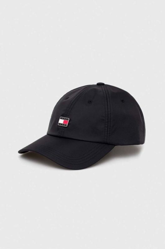Кепка Tommy Jeans колір чорний з аплікацією (3601805)