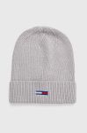 Шапка Tommy Jeans колір сірий Шапка Tommy Jeans колір сірий