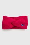 Пов'язка Tommy Jeans колір рожевий Пов'язка Tommy Jeans колір рожевий
