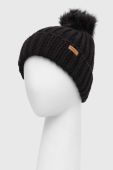 Шапка і шарф Barbour колір чорний (3550210)