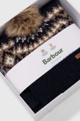 Шапка і шарф Barbour колір синій (3550216) Шапка і шарф Barbour колір синій (3550216)