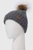 Шапка і шарф Barbour колір сірий (3550219) Шапка і шарф Barbour колір сірий (3550219)
