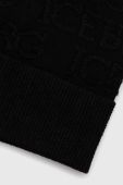 Шапка Iceberg колір чорний з тонкого трикотажу