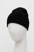Шапка Iceberg колір чорний з тонкого трикотажу
