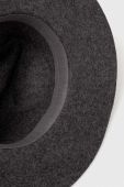 Вовняний капелюх Lauren Ralph Lauren колір сірий вовна