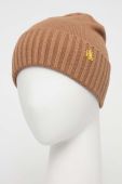 Шапка Lauren Ralph Lauren колір бежевий (3605471)