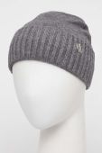 Шапка Lauren Ralph Lauren колір сірий