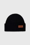 Шапка з домішкою вовни Lauren Ralph Lauren колір чорний Шапка з домішкою вовни Lauren Ralph Lauren колір чорний