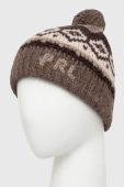 Вовняна шапка Polo Ralph Lauren колір коричневий вовна (3625102)