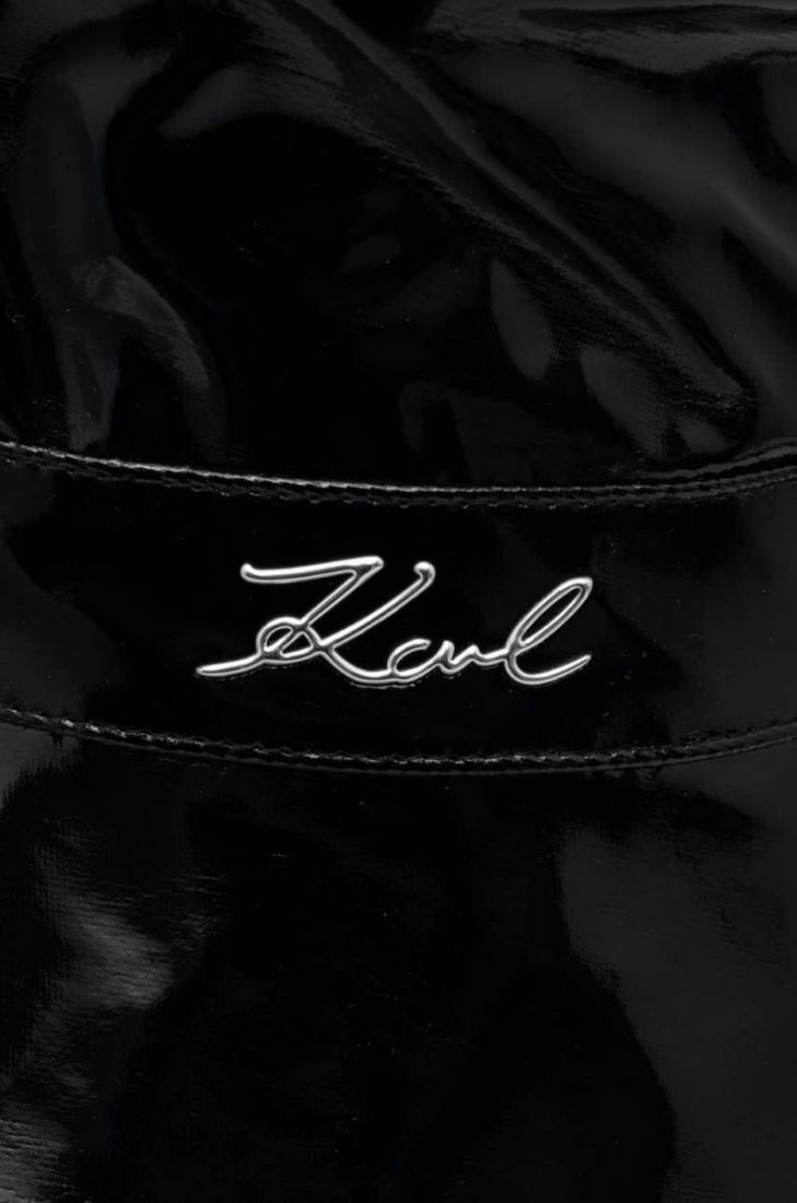 Капелюх з домішкою кашеміру Karl Lagerfeld колір чорний